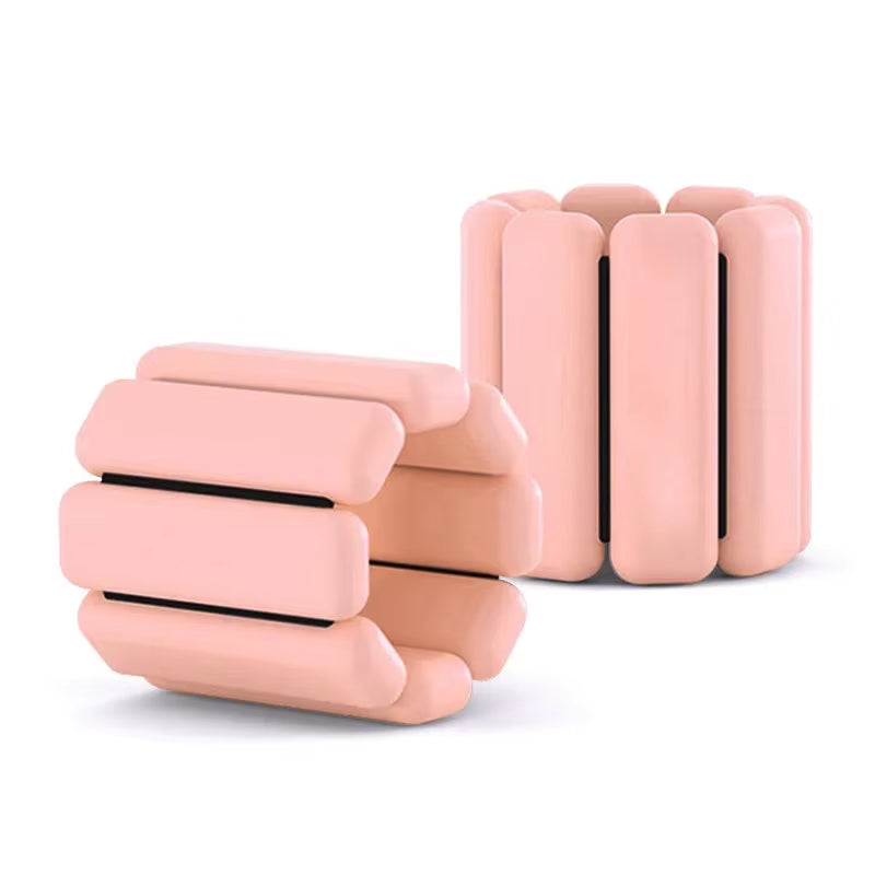 450/900G Wrist Weights Bracelet Adjustable Fitness Pesas Muñequera Silicone Ankle Weights Strap Outdoor Yoga Weighted Wristbands