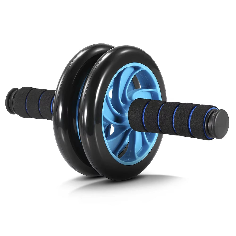 TOMSHOO 5-In-1 AB Wheel Roller Kit with Push-Up Bar Jump Rope Hand Gripper and Knee Pad Abdominal Core Carver Fitness Workout