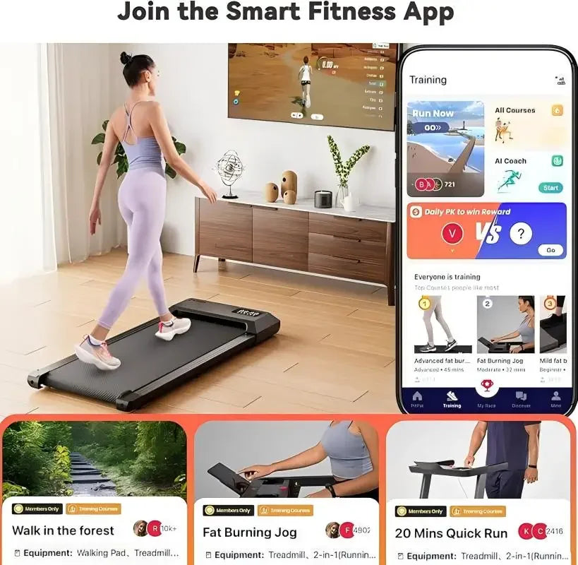 15.75 X 35.43 Inch Running Area Treadmill Pad: Perfect for Running,Walking,And under Desk Exercise,Ideal for Home and Office Use
