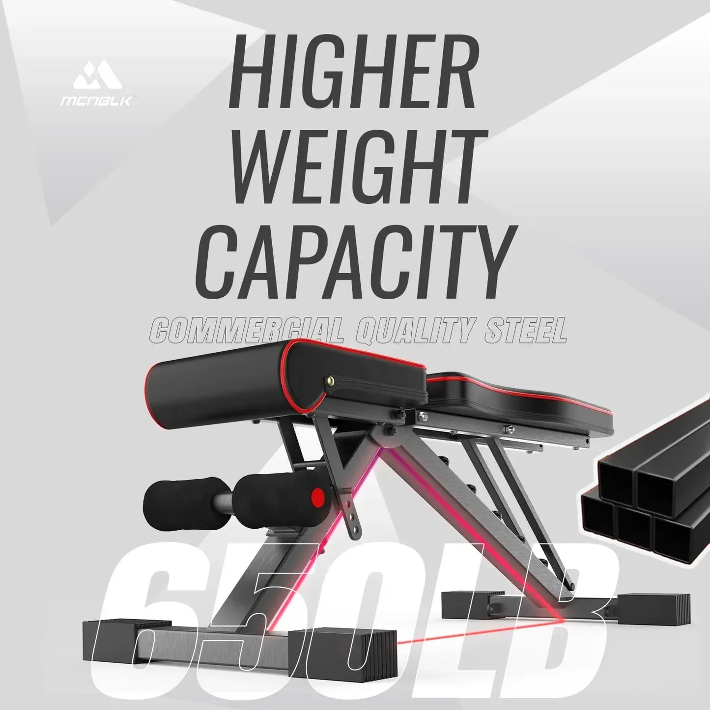 Adjustable Weight Bench, Exercise Workout Bench for Full Body Workout- Multi-Purpose Foldable Bench, Folding Dumbbells Bench Wit