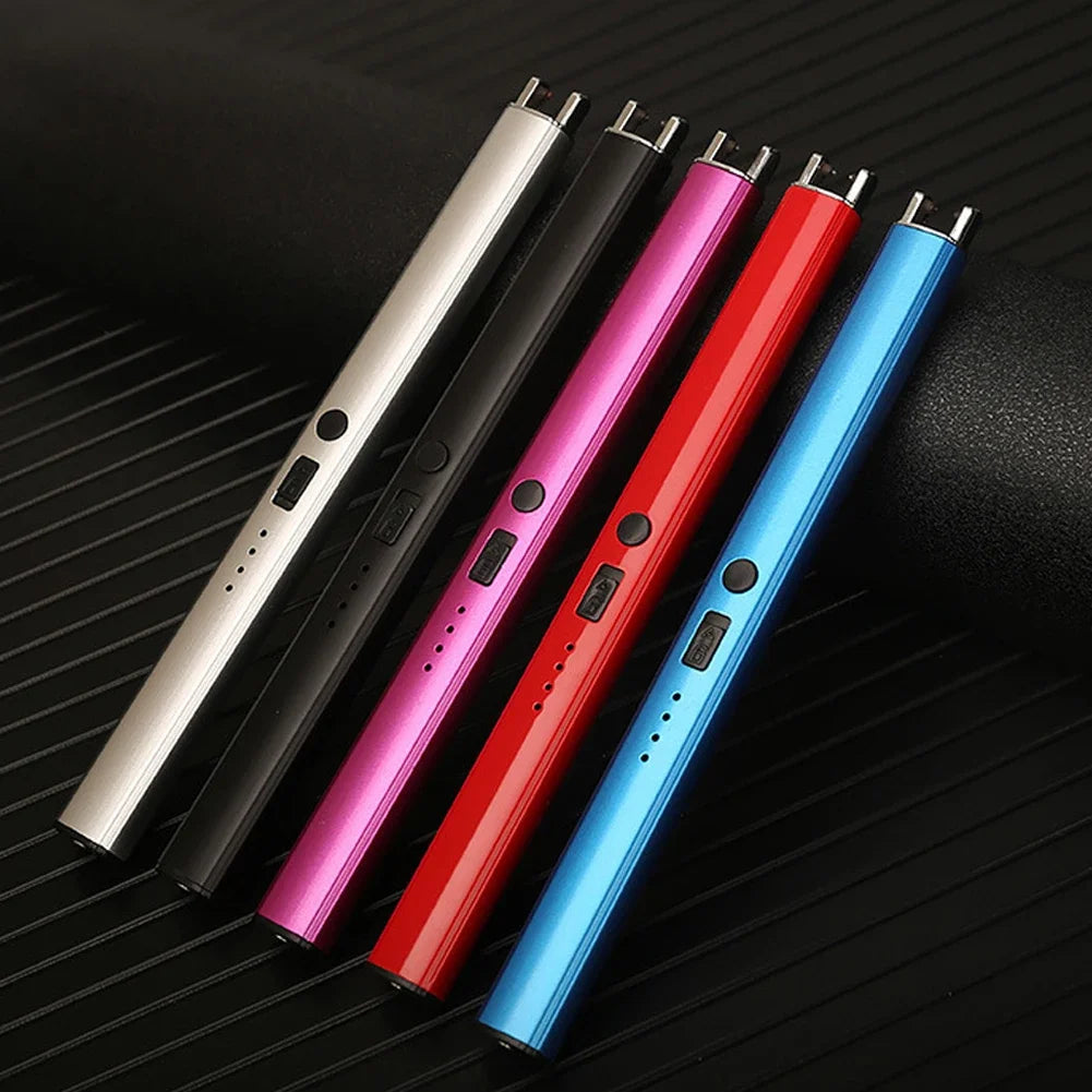 Electric Arc Ignition Windproof Pulse Flameless Plasma Ignition Candle Lighters USB Rechargeable Lighter Kitchen Outdoor BBQ
