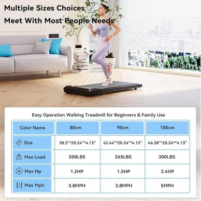15.75 X 35.43 Inch Running Area Treadmill Pad: Perfect for Running,Walking,And under Desk Exercise,Ideal for Home and Office Use