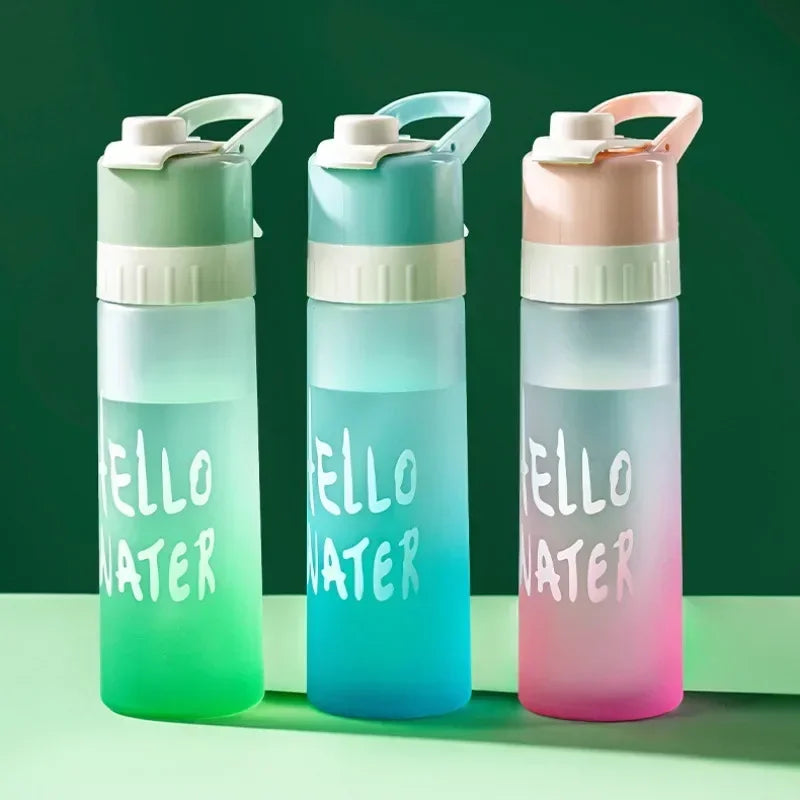 700Ml Water Bottle for Outdoor Sport Fitness Water Cup Large Capacity Spray Bottle BPA Free Drinkware Travel Bottles