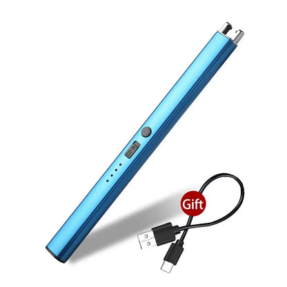 Electric Arc Ignition Windproof Pulse Flameless Plasma Ignition Candle Lighters USB Rechargeable Lighter Kitchen Outdoor BBQ